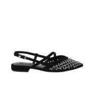 Leren Sandalen Comfort Stijl Elegant Vrouwen Liu Jo , Black , Dames