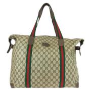 Pre-owned Canvas gucci-bags Gucci Vintage , Brown , Heren