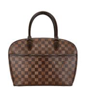 Pre-owned Canvas handbags Louis Vuitton Vintage , Brown , Dames