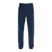 Fox Head Patch Joggers Maison Kitsuné , Blue , Heren