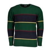 Groene Crewneck Sweater Contrast Details U.s. Polo Assn. , Green , Her...