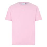 Roze Logo Regular T-Shirt Gcds , Pink , Heren