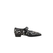 Zwarte Studded Mary-Jane Flats Bally , Black , Dames