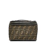 Pre-owned Canvas fendi-bags Fendi Vintage , Brown , Dames