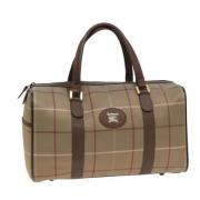 Pre-owned Canvas travel-bags Burberry Vintage , Beige , Dames