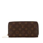 Pre-owned Canvas wallets Louis Vuitton Vintage , Brown , Dames