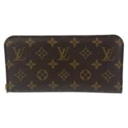 Pre-owned Canvas wallets Louis Vuitton Vintage , Brown , Dames