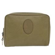 Pre-owned Coated canvas handbags Salvatore Ferragamo Pre-owned , Beige...