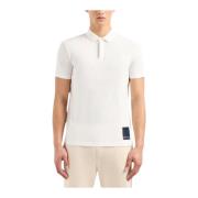 Stretchkatoenen Poloshirt - Slim Fit Armani Exchange , White , Heren