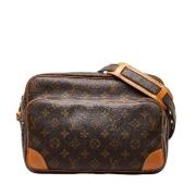 Pre-owned Canvas louis-vuitton-bags Louis Vuitton Vintage , Brown , Da...