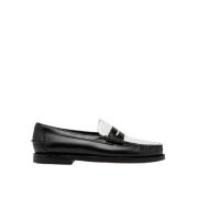 Handgemaakte leren loafers Sebago , Black , Dames