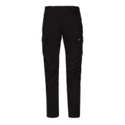 Stretch Sateen Cargo Broek Zwart-44 C.p. Company , Black , Heren