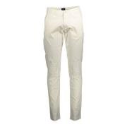 Slimme 5-Pocket Katoenen Broek Gant , White , Heren