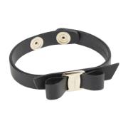 Leren Armbanden Salvatore Ferragamo , Black , Dames