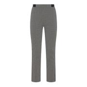 Bruin en Zwart Geruite Elastische Broek Patrizia Pepe , Gray , Dames