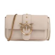 Stijlvolle Handtas voor Trendy Vrouwen Pinko , Beige , Dames