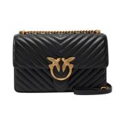 Stijlvolle Handtas voor Trendy Vrouwen Pinko , Black , Dames