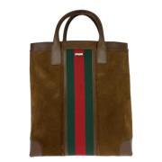 Pre-owned Leather gucci-bags Gucci Vintage , Brown , Dames