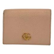 Pre-owned Leather wallets Gucci Vintage , Pink , Dames