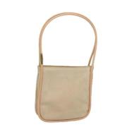 Pre-owned Suede gucci-bags Gucci Vintage , Beige , Dames