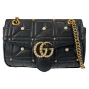 Pre-owned Leather gucci-bags Gucci Vintage , Black , Dames