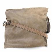 Pre-owned Leather shoulder-bags Loewe Pre-owned , Brown , Dames