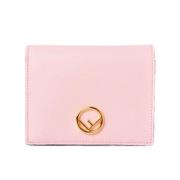 Pre-owned Leather wallets Fendi Vintage , Pink , Dames