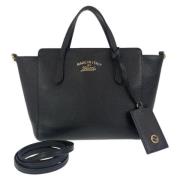 Pre-owned Leather gucci-bags Gucci Vintage , Black , Dames