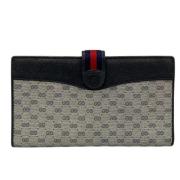 Pre-owned Leather wallets Gucci Vintage , Black , Dames