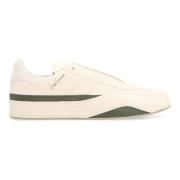 Suede Low-Top Sneakers met Leren Inzetstukken Y-3 , Beige , Heren