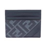 Pre-owned Canvas wallets Fendi Vintage , Blue , Heren