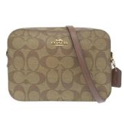 Pre-owned Canvas shoulder-bags Coach Pre-owned , Brown , Dames