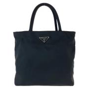 Pre-owned Canvas prada-bags Prada Vintage , Black , Dames