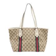 Pre-owned Canvas gucci-bags Gucci Vintage , Beige , Dames