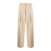 Studded Star Trousers Golden Goose , Beige , Dames