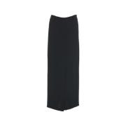 Clemence Kantinzet Maxi Rok Semicouture , Black , Dames