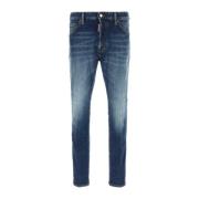 Cool Guy Stretch Denim Jeans Dsquared2 , Blue , Heren