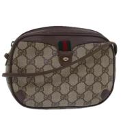 Pre-owned Leather gucci-bags Gucci Vintage , Beige , Dames