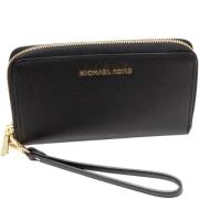 Pre-owned Leather wallets Michael Kors Pre-owned , Black , Dames