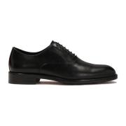 Zwarte leren halfschoenen uit de Limited Collection Kazar , Black , He...