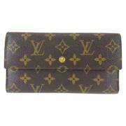 Pre-owned Canvas wallets Louis Vuitton Vintage , Brown , Dames