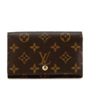 Pre-owned Canvas wallets Louis Vuitton Vintage , Brown , Dames