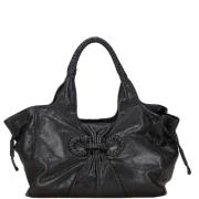 Pre-owned Leather handbags Salvatore Ferragamo Pre-owned , Black , Dam...