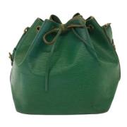 Pre-owned Leather louis-vuitton-bags Louis Vuitton Vintage , Green , D...