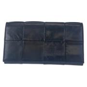 Pre-owned Leather wallets Bottega Veneta Vintage , Black , Heren