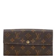 Pre-owned Canvas wallets Louis Vuitton Vintage , Brown , Dames