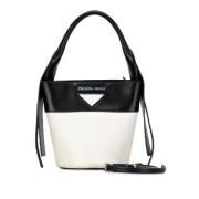 Pre-owned Leather prada-bags Prada Vintage , White , Dames