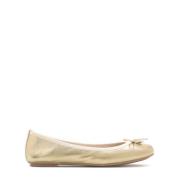 Dames gouden ballerina's Kazar , Yellow , Dames