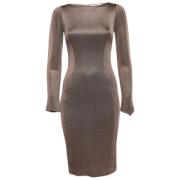 Pre-owned Fabric dresses Dior Vintage , Brown , Dames