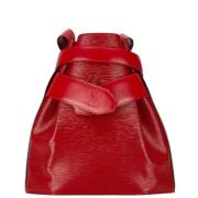 Pre-owned Leather louis-vuitton-bags Louis Vuitton Vintage , Red , Dam...